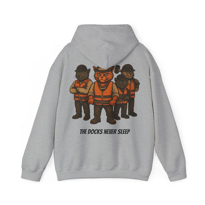 AL Catone Hoodie Dockworkers  Docks Never Sleep