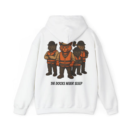 AL Catone Hoodie Dockworkers  Docks Never Sleep
