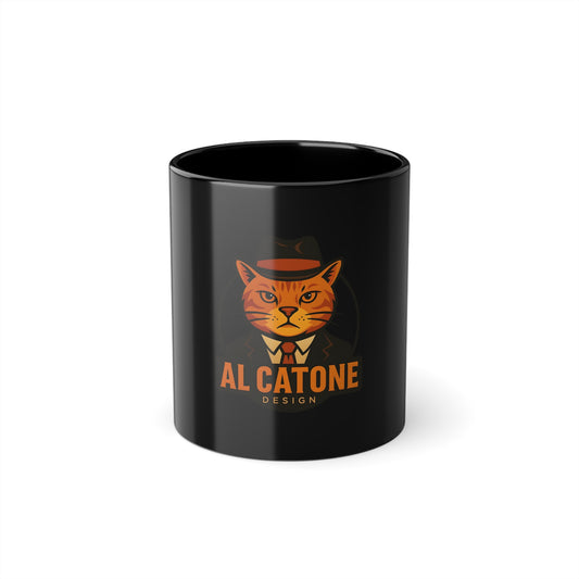 AL Catone Mug Black 11oz
