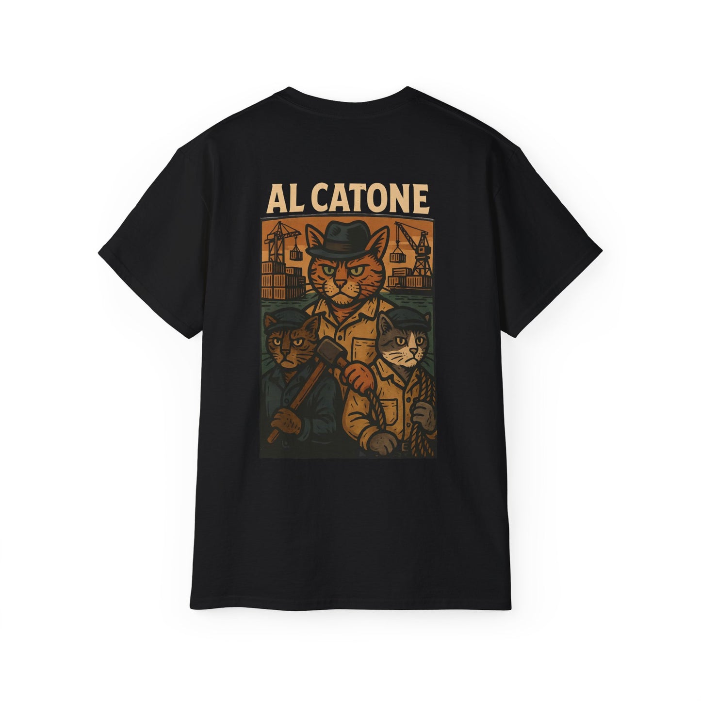 AL Catone T-shirt Dockworkers Together