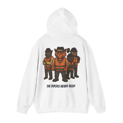 AL Catone Hoodie Dockworkers  Docks Never Sleep
