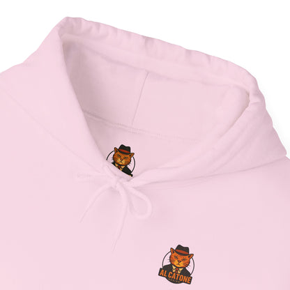 AL Catone Hoodie Black & White Pencil Logo