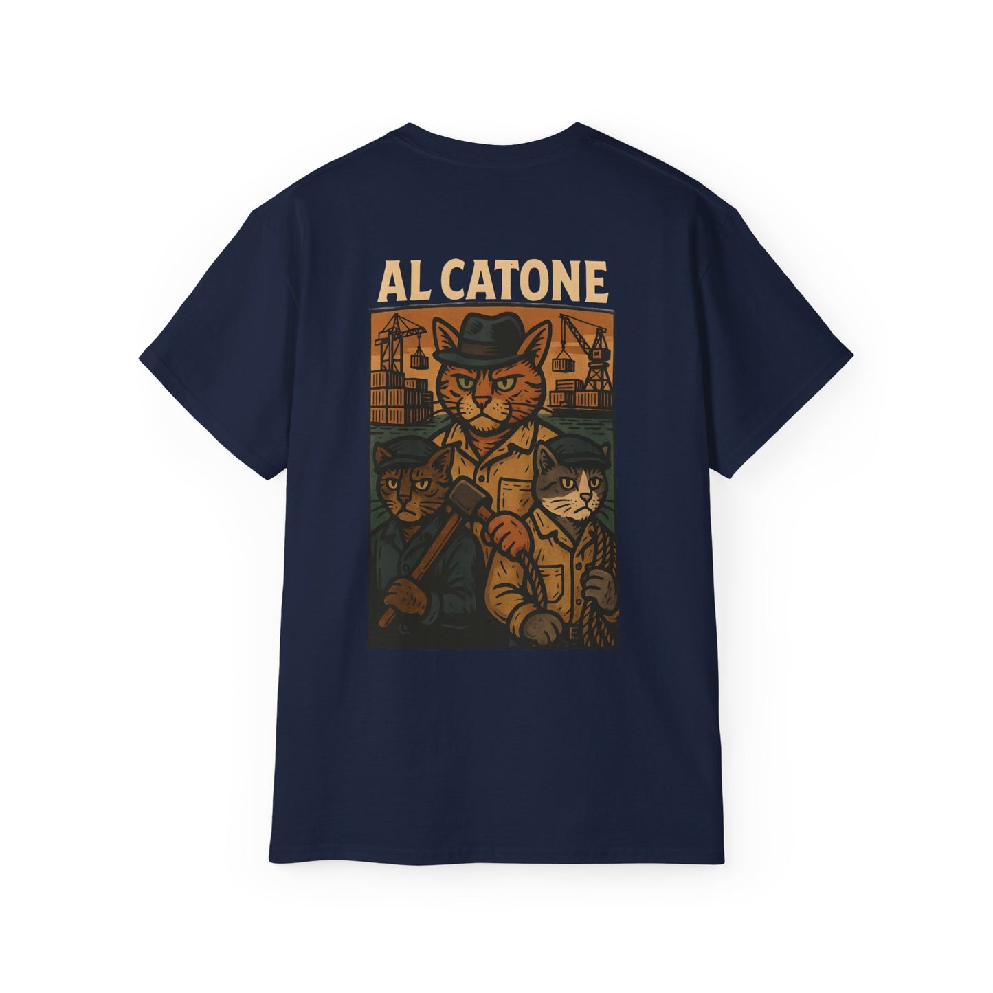 AL Catone T-shirt Dockworkers Together