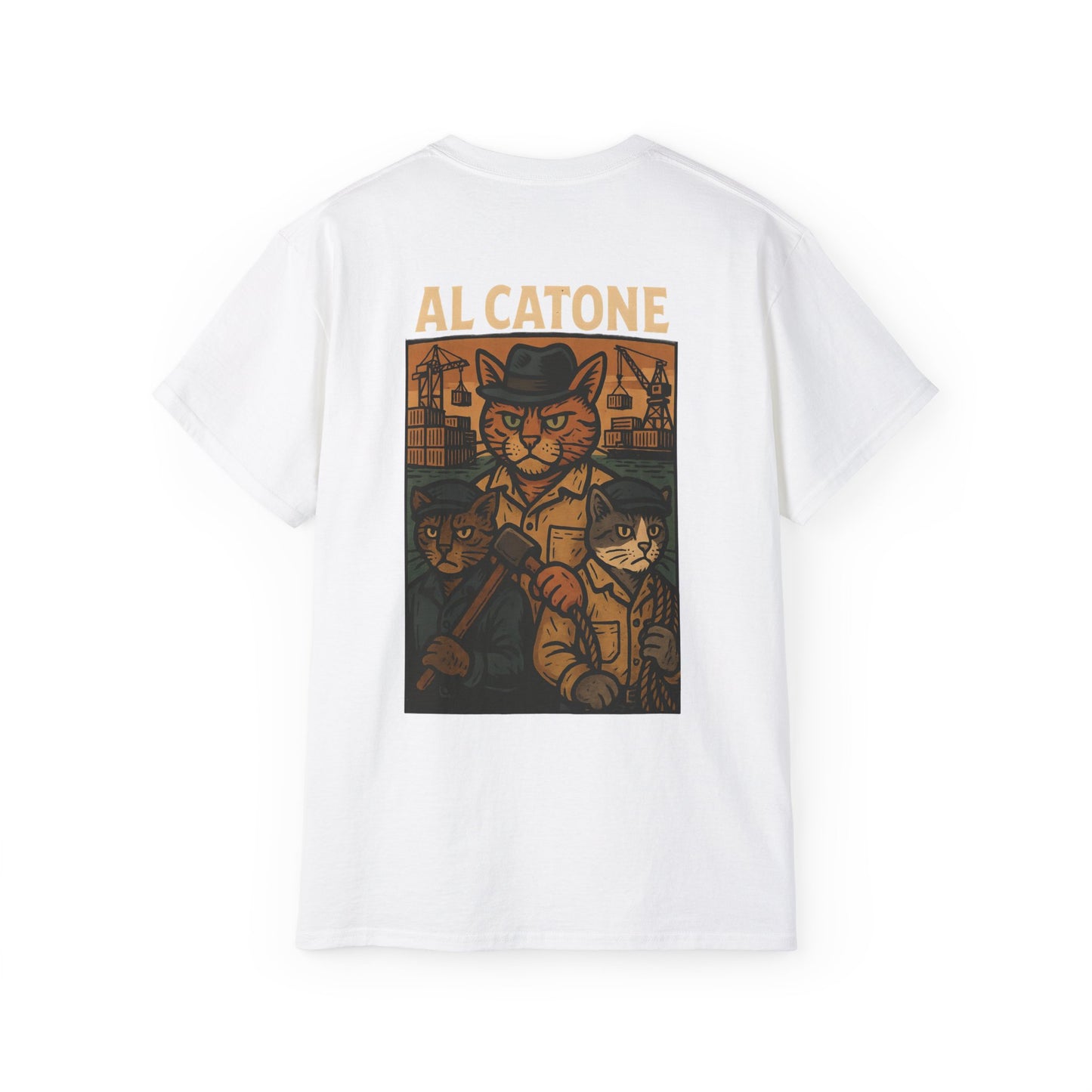 AL Catone T-shirt Dockworkers Together