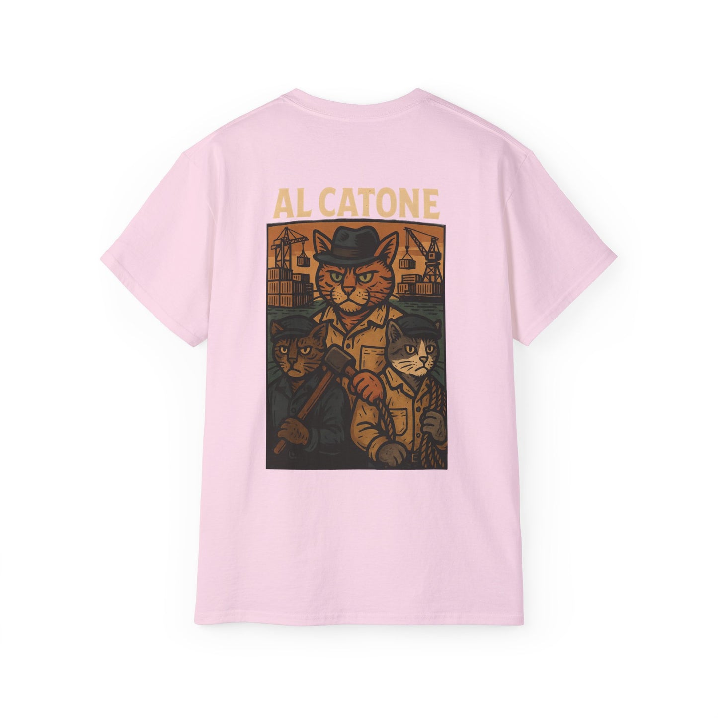 AL Catone T-shirt Dockworkers Together