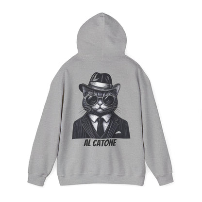 AL Catone Hoodie Black & White Pencil Logo
