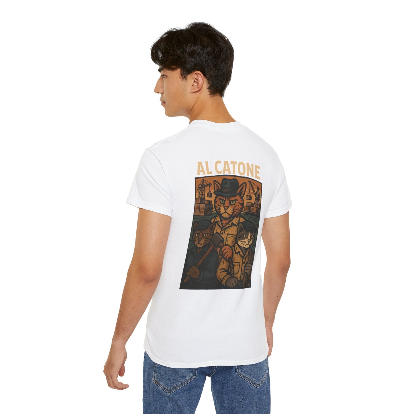 AL Catone T-shirt Dockworkers Together